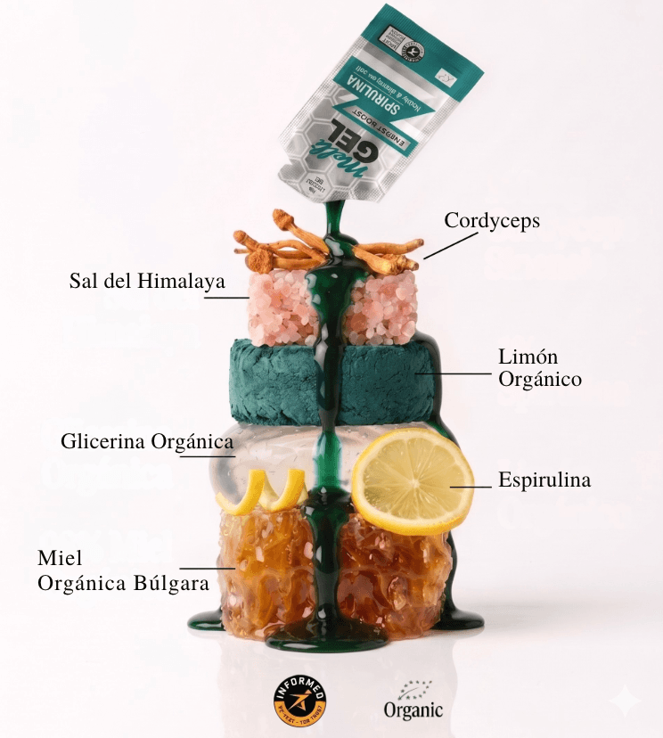 MelliGel Espirulina ingredientes